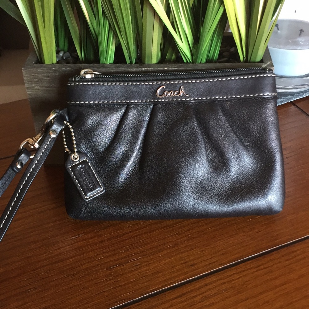 Coach small makeup/clutch bag